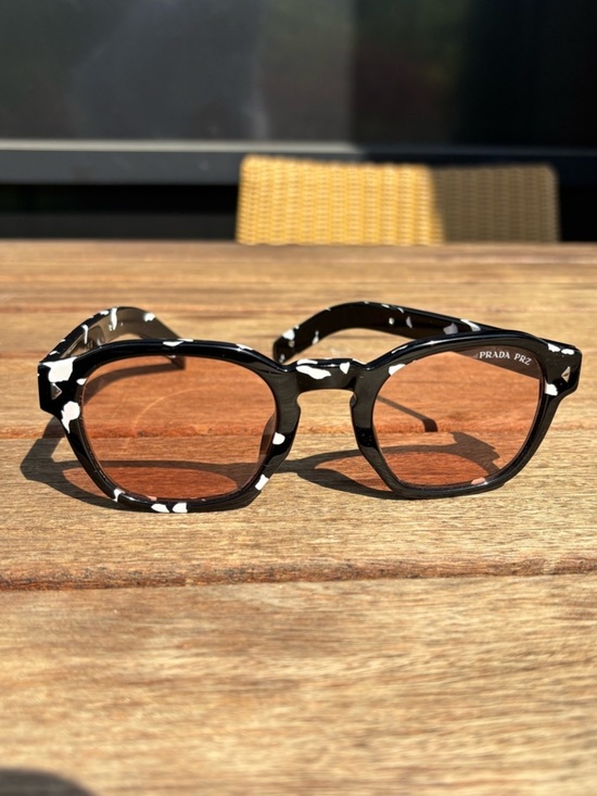 Prada Accessories - NEW Prada SPR A16S Sunglasses Black Phantos Made in Italy Iconic metal plaque